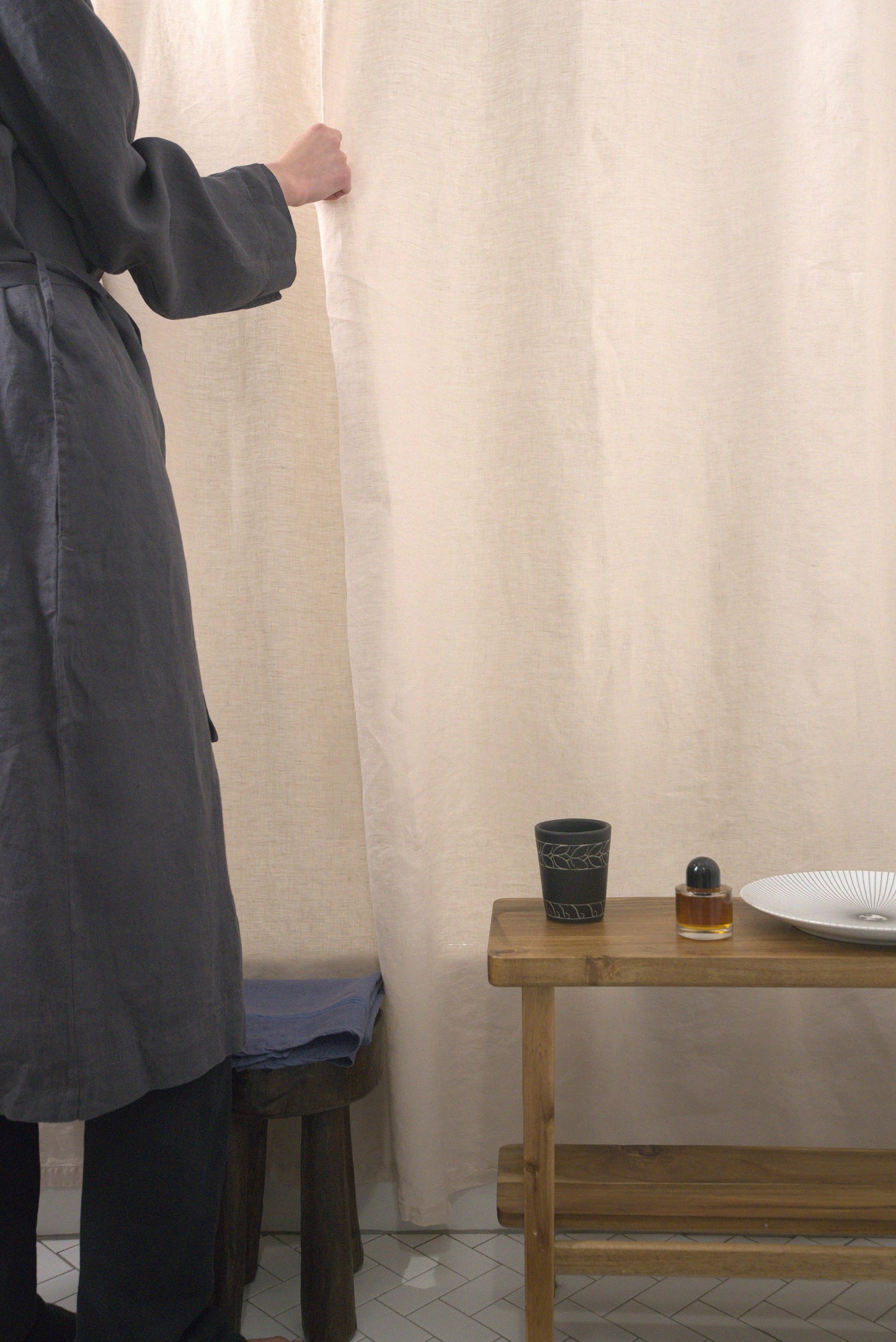 The Linen Bathrobe