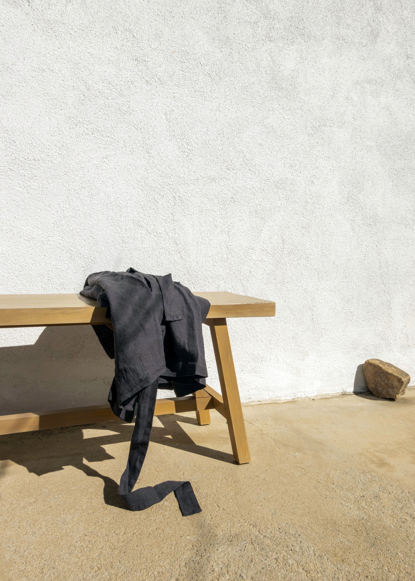 The Linen Bathrobe