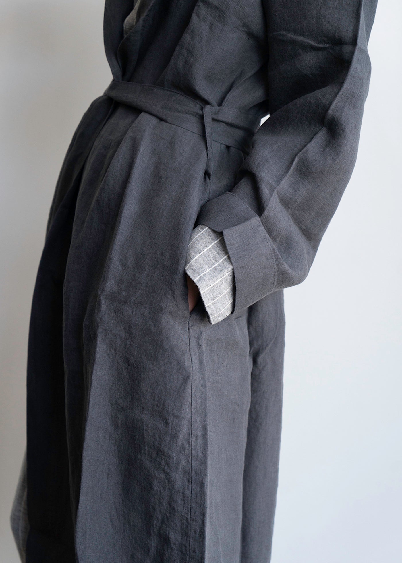 The Linen Bathrobe