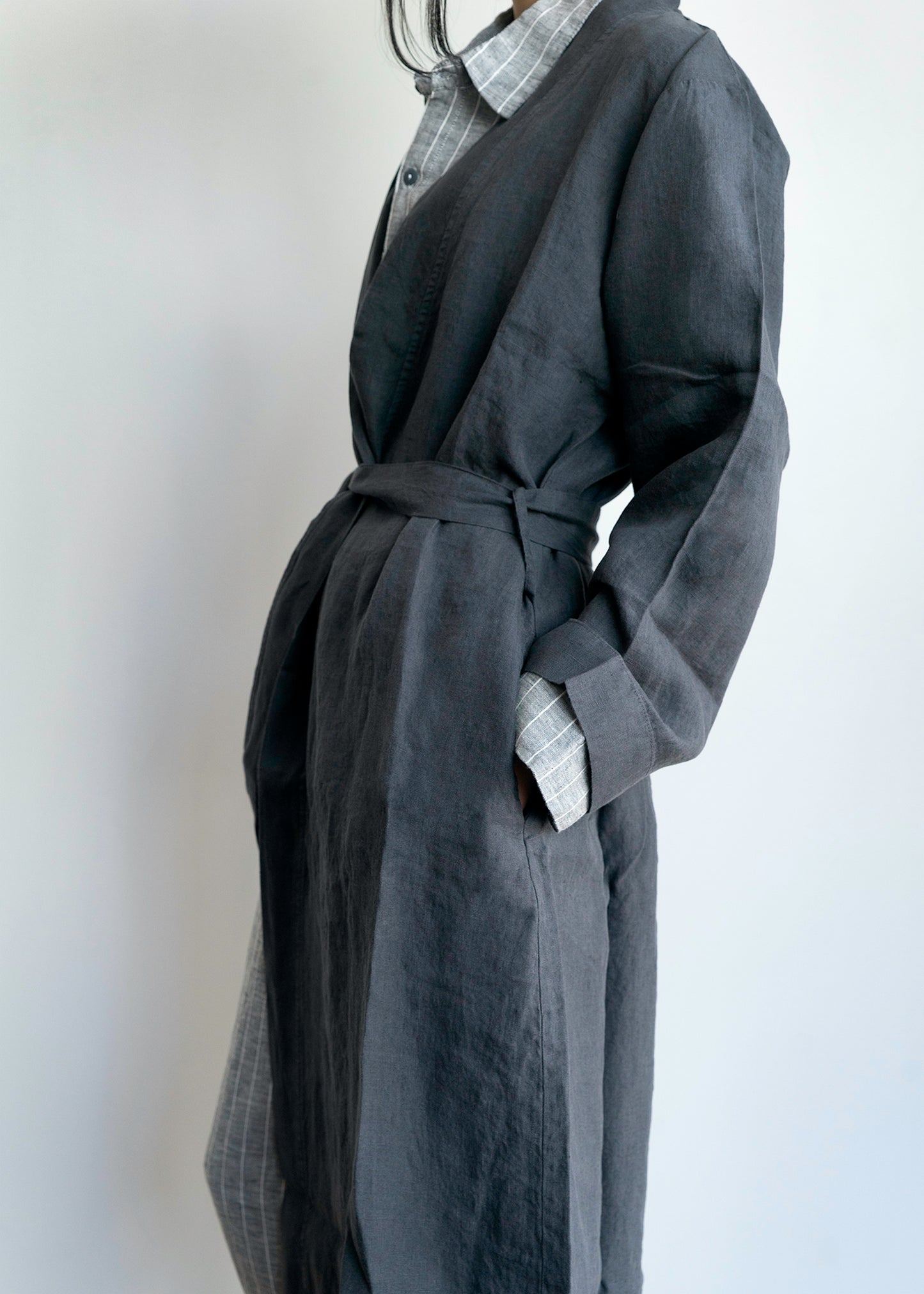 The Linen Bathrobe