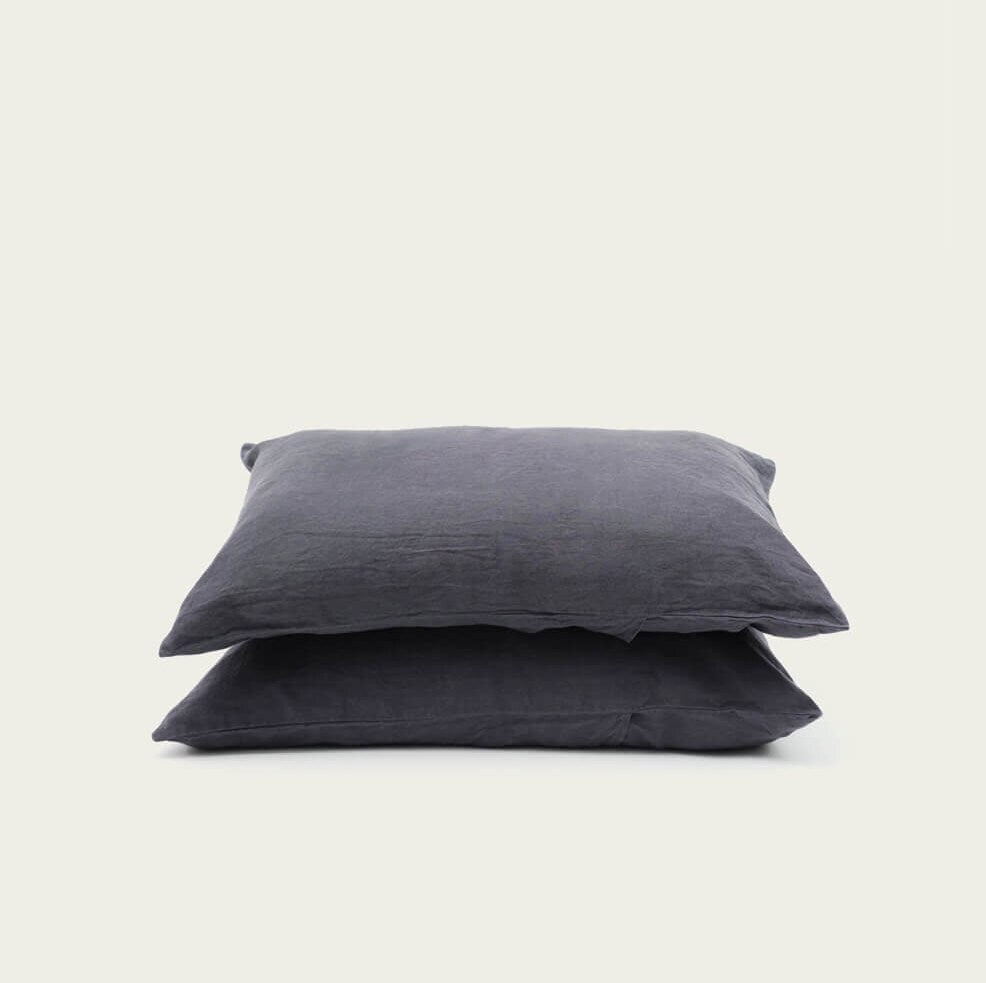 Linen Pillowcase Set Standard Size