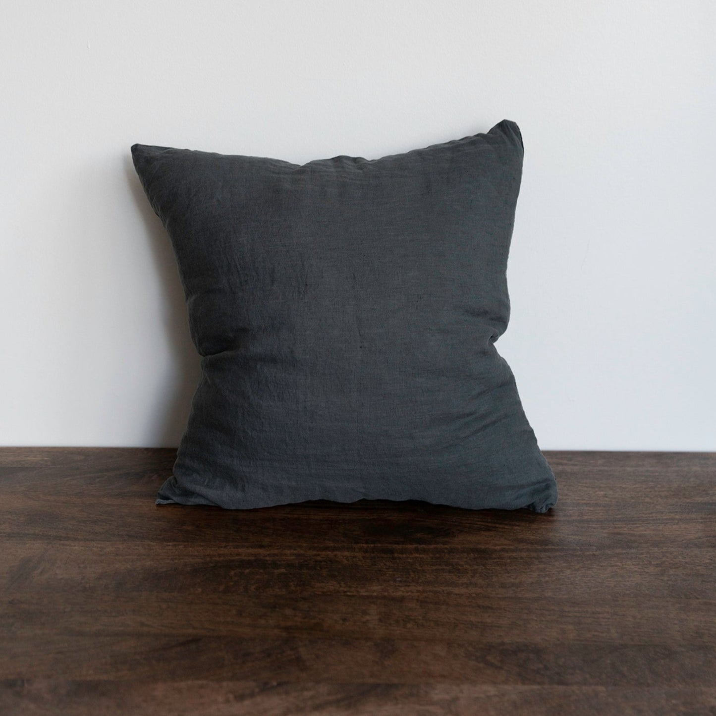 Charcoal Linen Cushion Cover