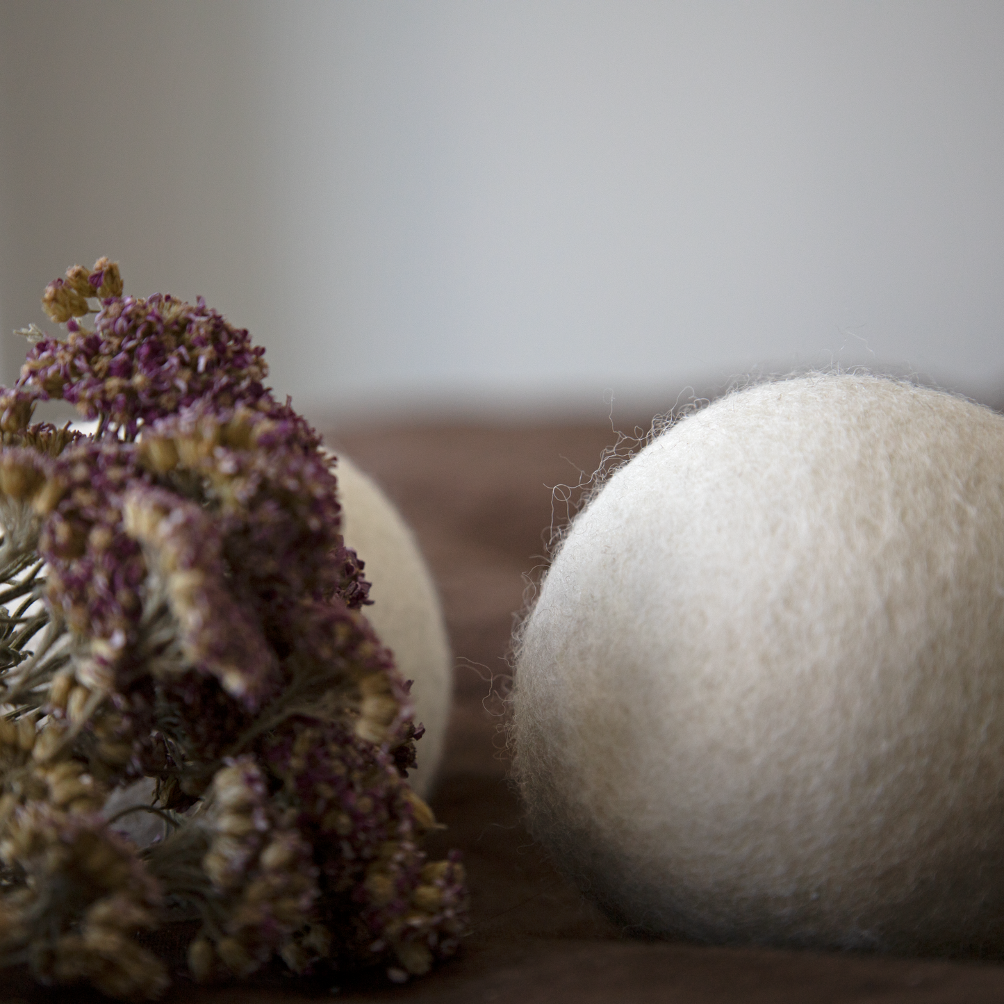 Wool dryer ball set