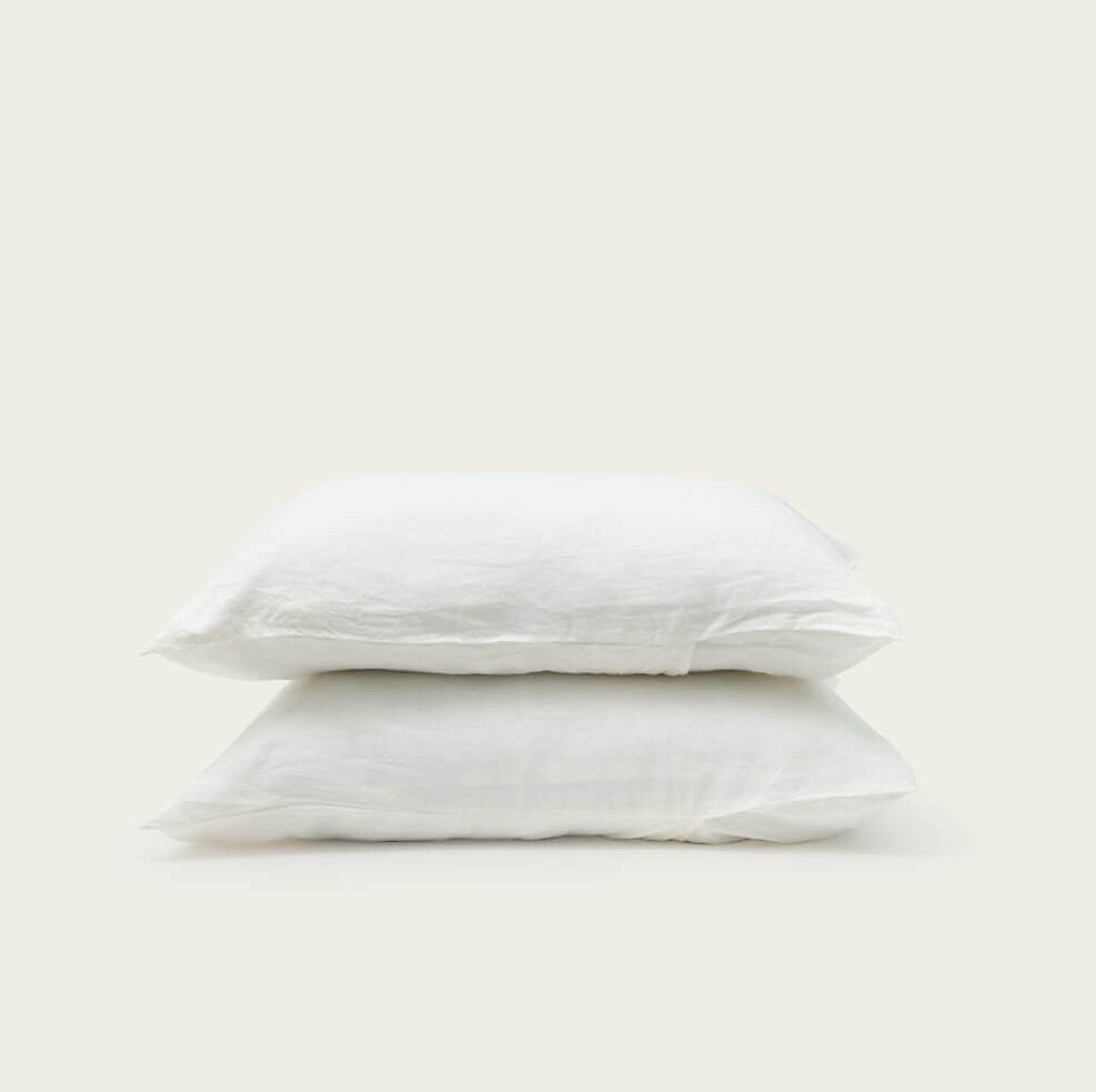 Linen Pillowcase Set Standard Size