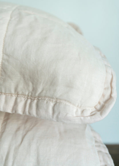The Linen Quilted Sham Set